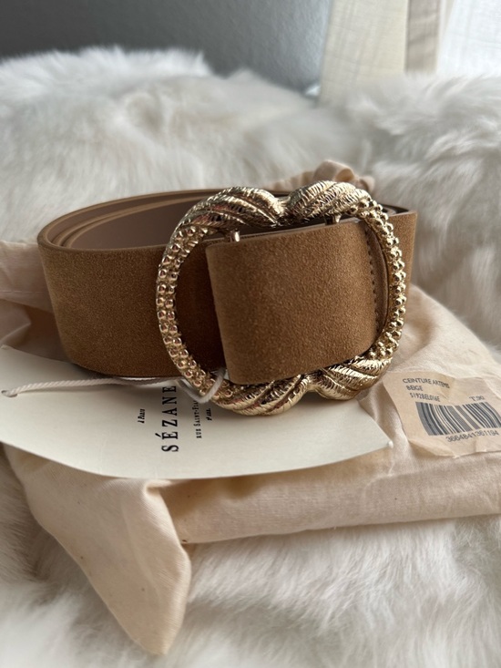 Sezane Accessories - Sezane Artemis Belt in Beige